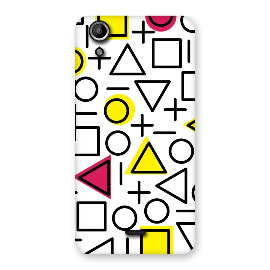 Geometry Pattern Back Case for Micromax Canvas Selfie Lens Q345