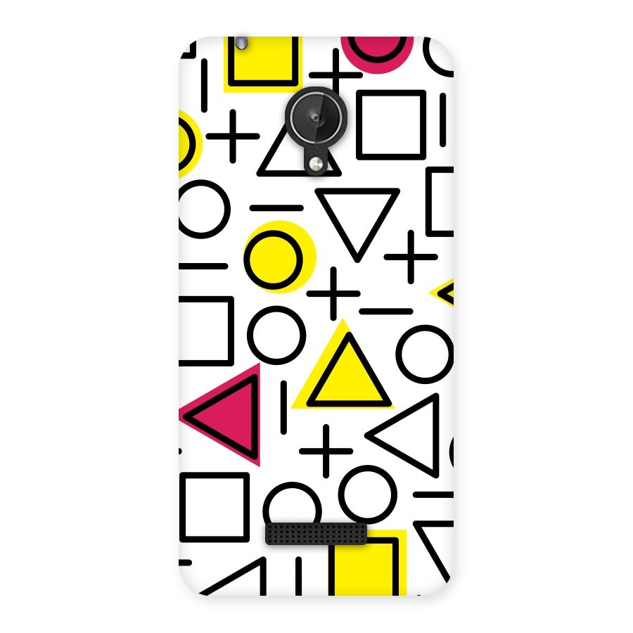Geometry Pattern Back Case for Micromax Canvas Spark Q380