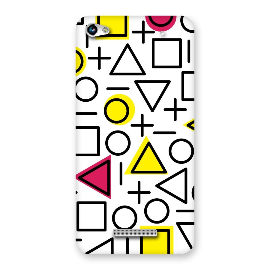Geometry Pattern Back Case for Micromax Hue 2