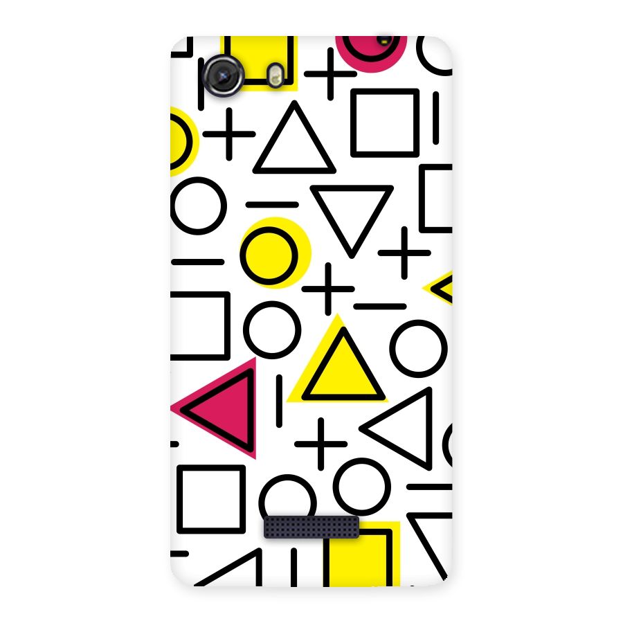 Geometry Pattern Back Case for Micromax Unite 3