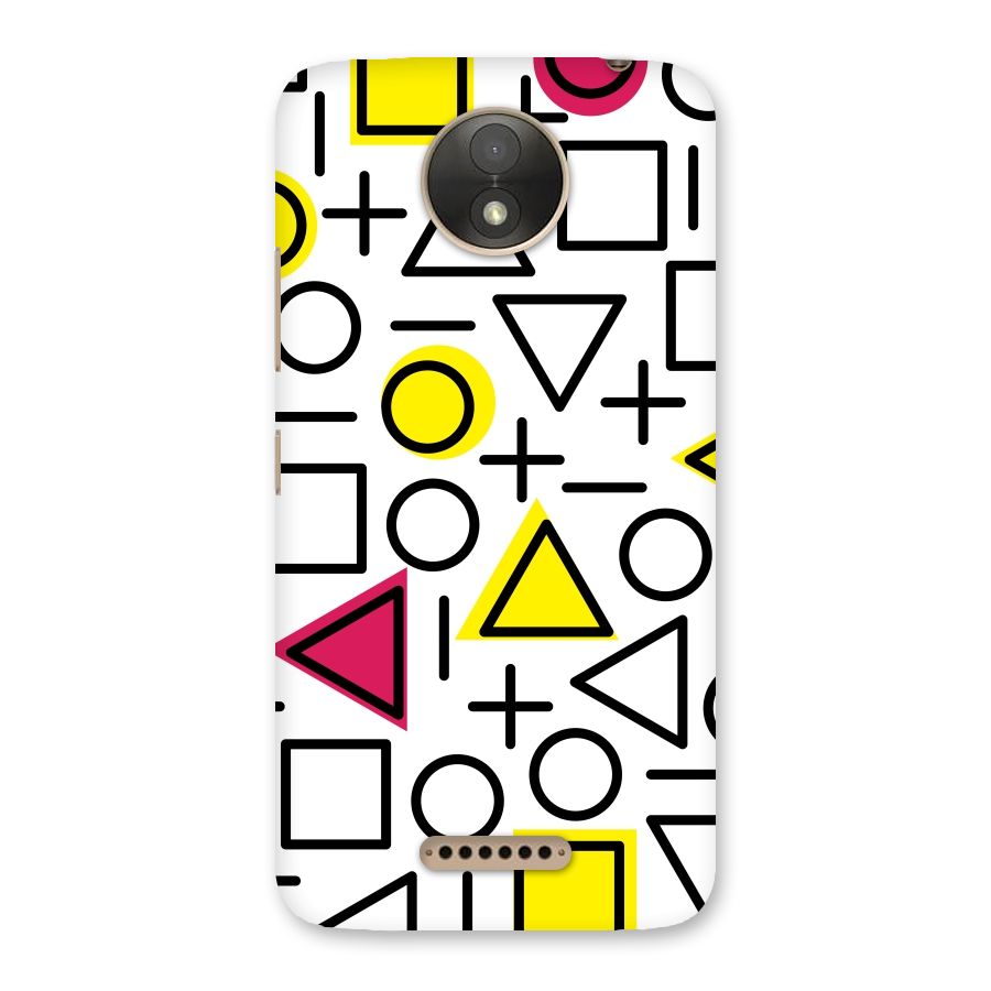 Geometry Pattern Back Case for Moto C Plus