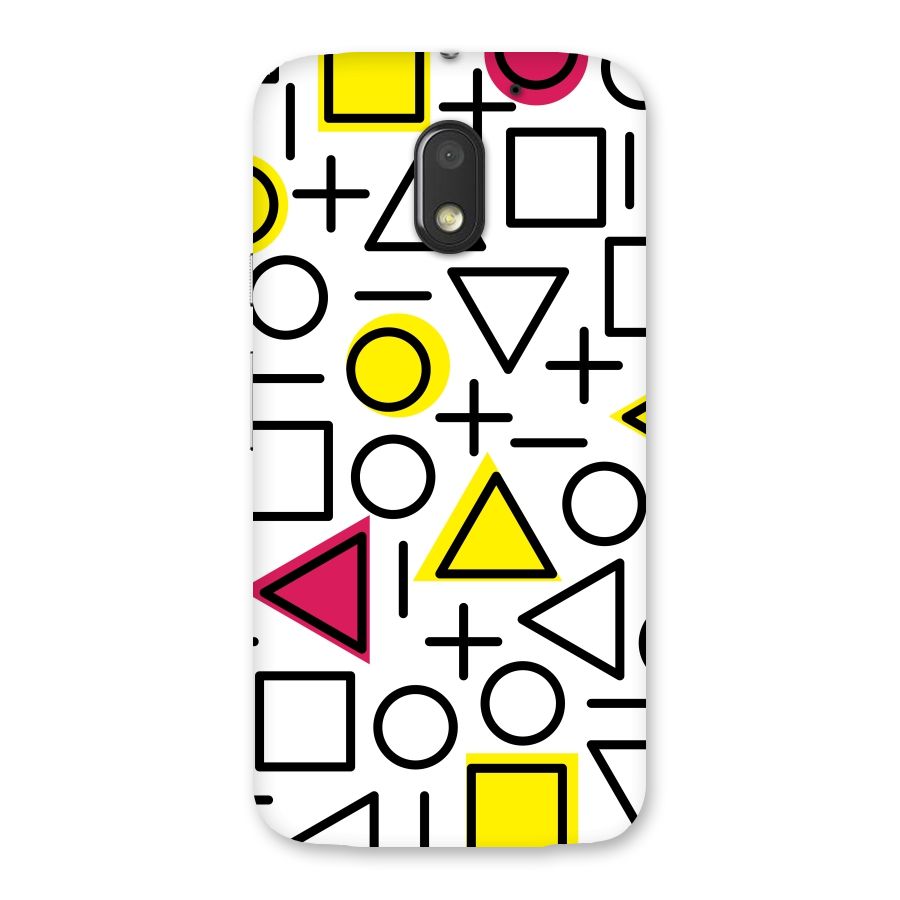 Geometry Pattern Back Case for Moto E3 Power