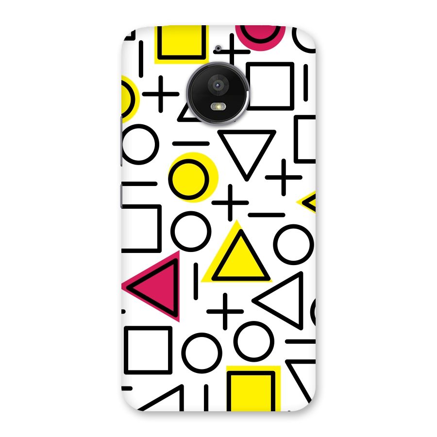 Geometry Pattern Back Case for Moto E4 Plus