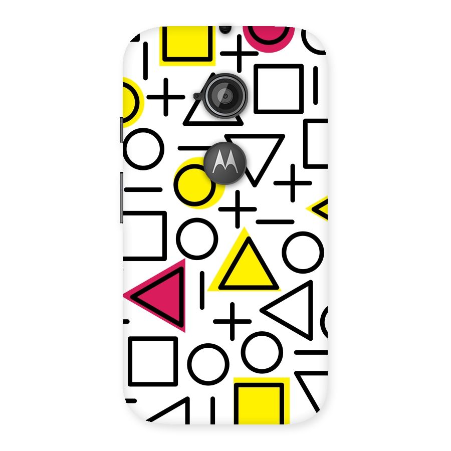 Geometry Pattern Back Case for Moto E 2nd Gen
