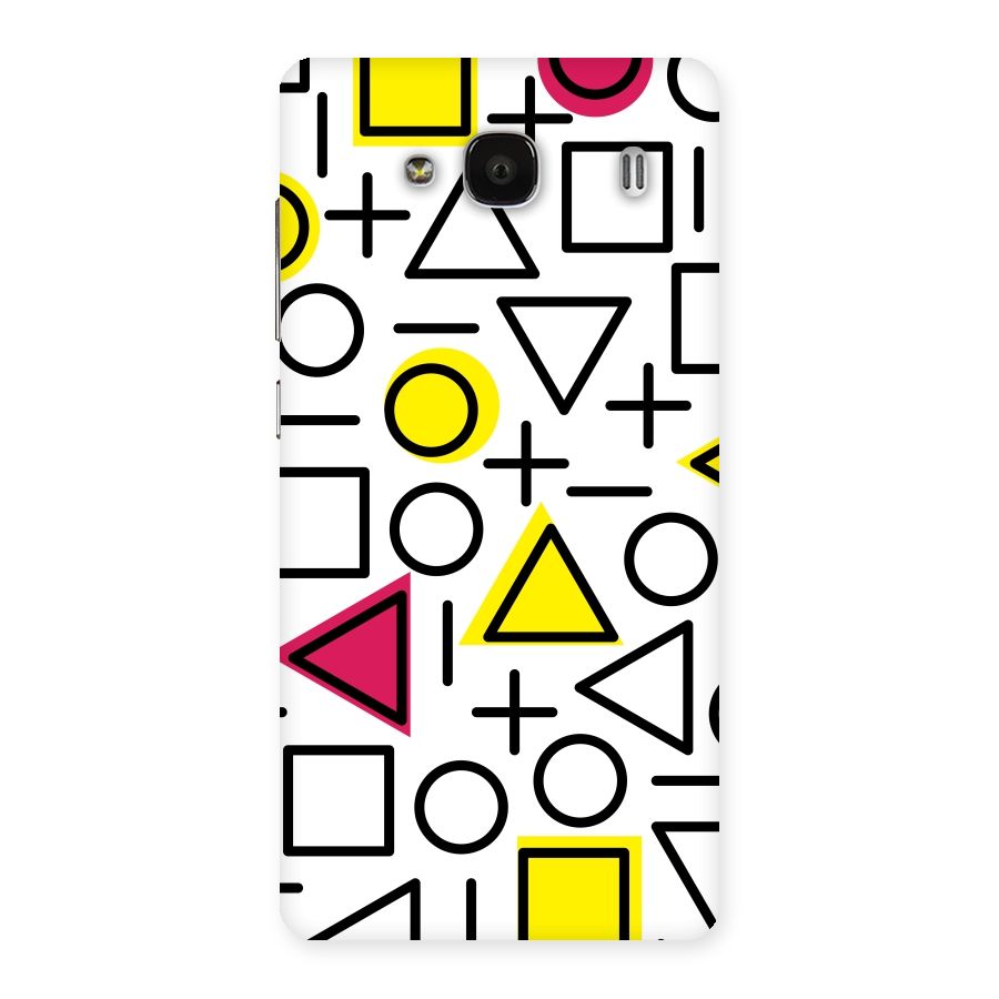 Geometry Pattern Back Case for Redmi 2
