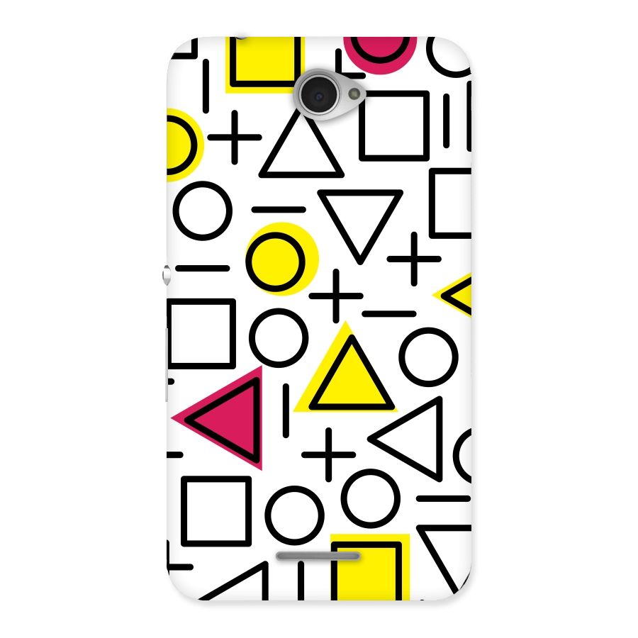 Geometry Pattern Back Case for Sony Xperia E4