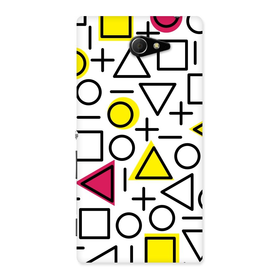 Geometry Pattern Back Case for Sony Xperia M2