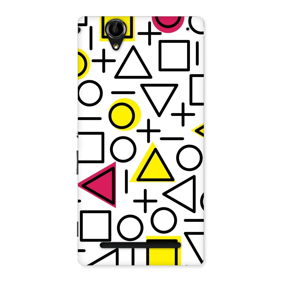 Geometry Pattern Back Case for Sony Xperia T2