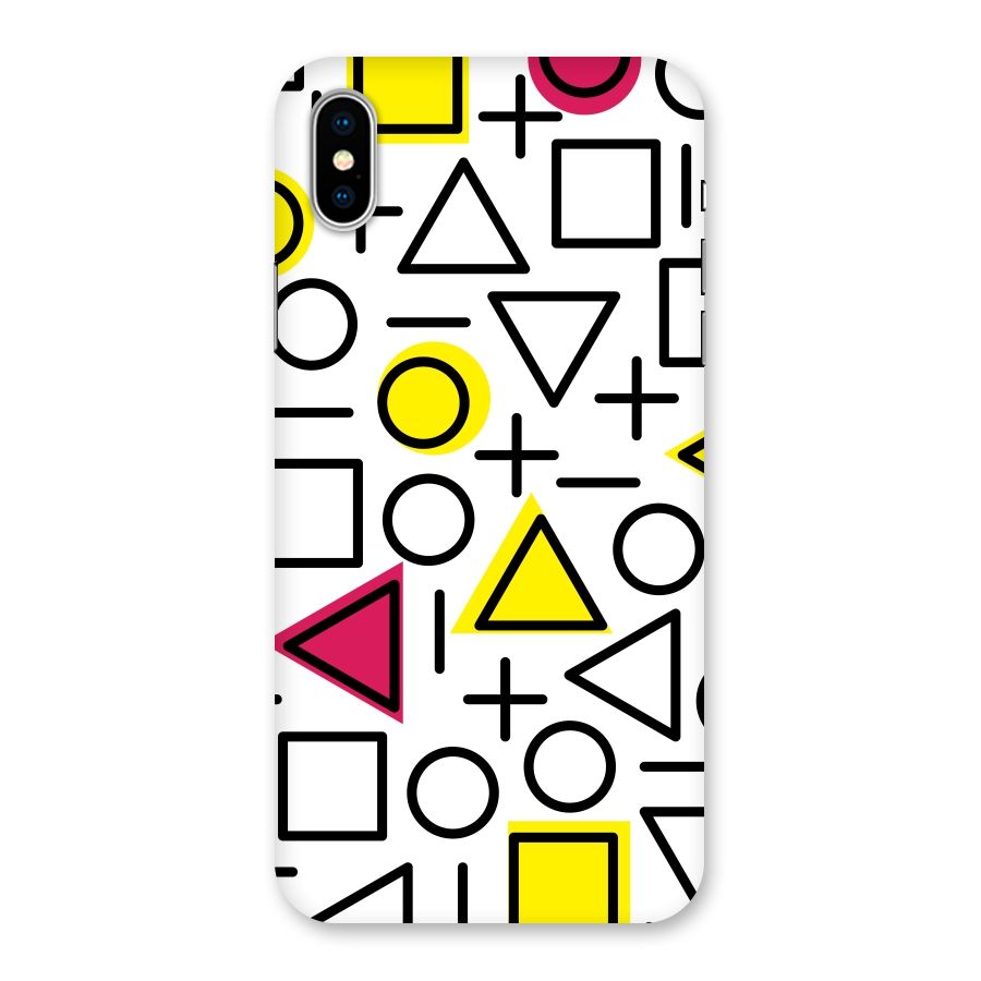 Geometry Pattern Back Case for iPhone X
