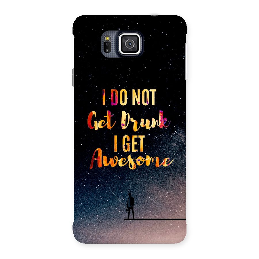Get Awesome Back Case for Galaxy Alpha