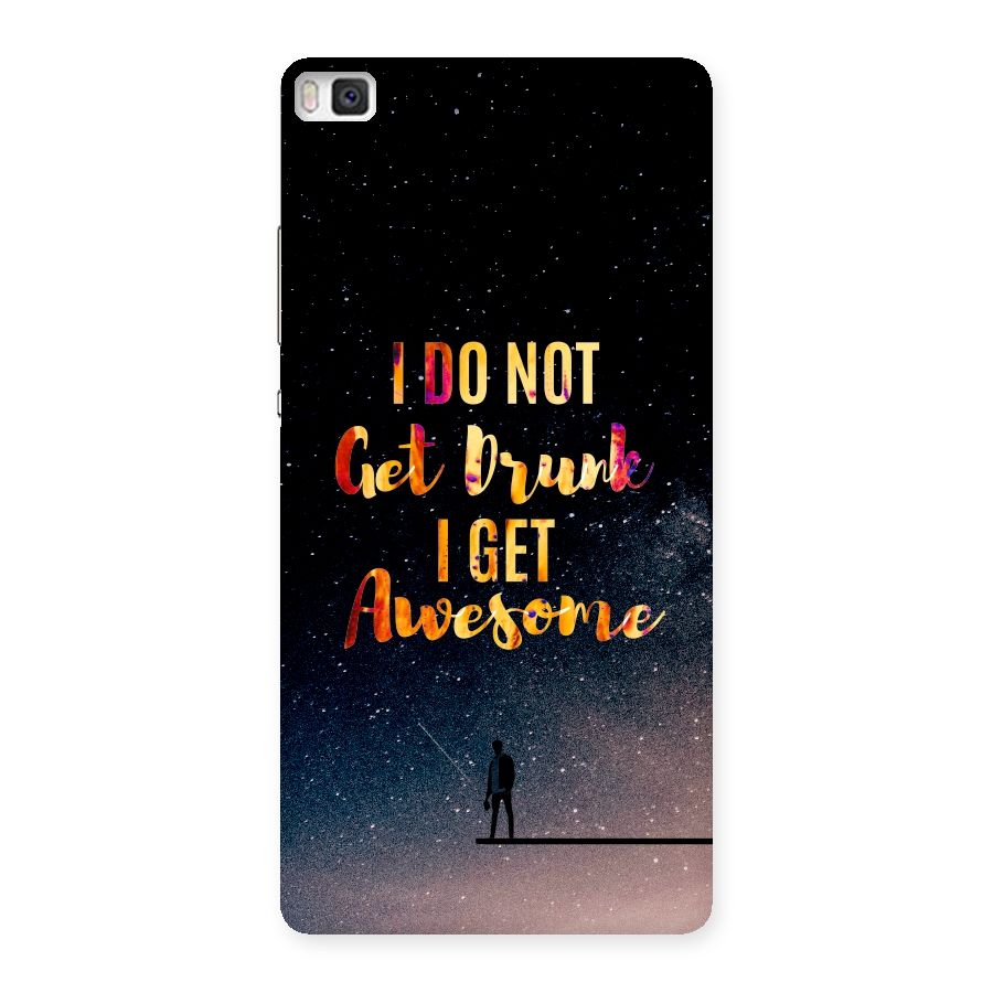 Get Awesome Back Case for Huawei P8