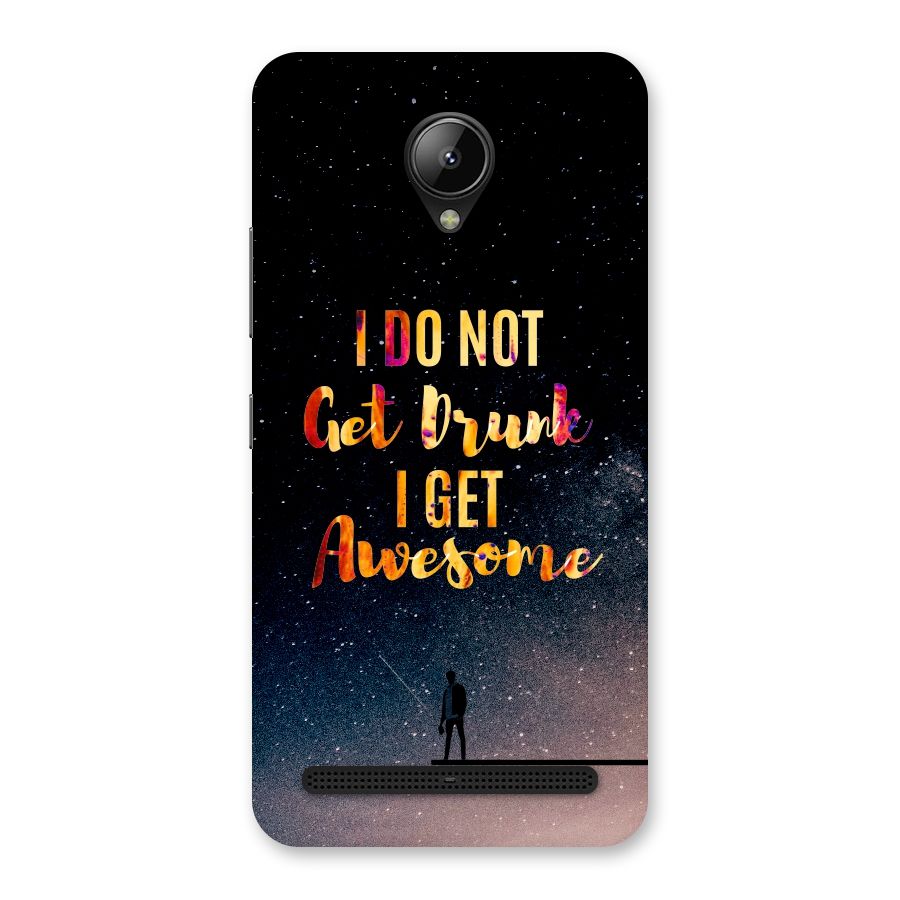 Get Awesome Back Case for Lenovo C2