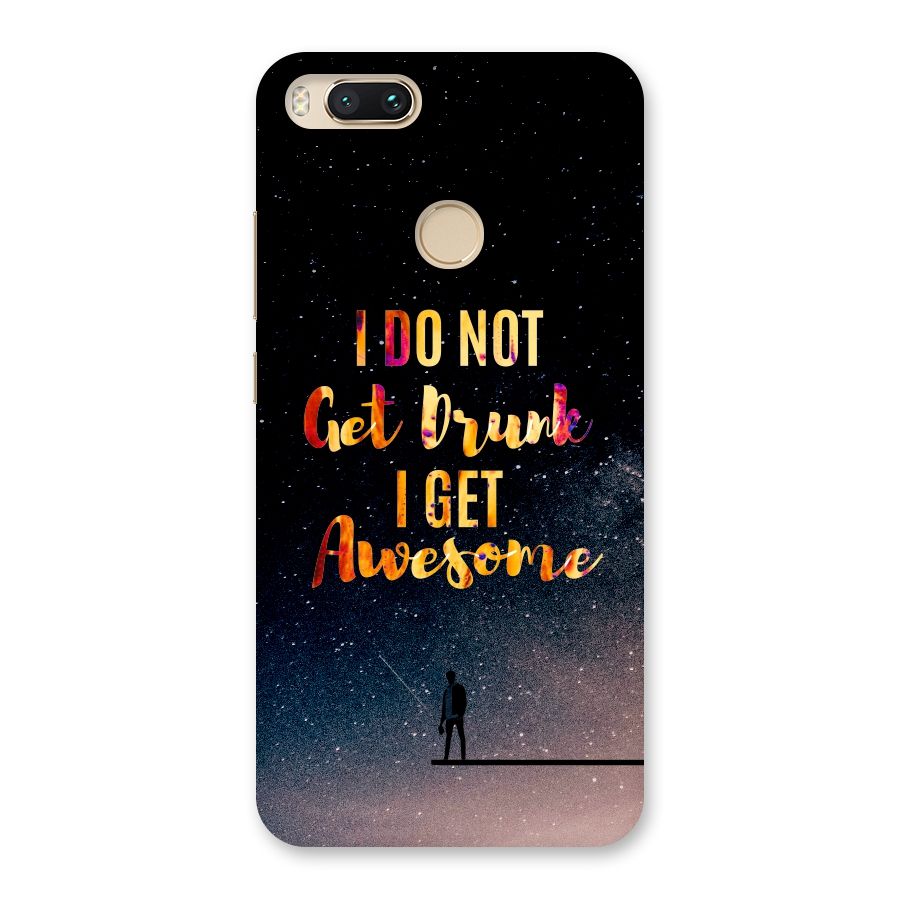 Get Awesome Back Case for Mi A1