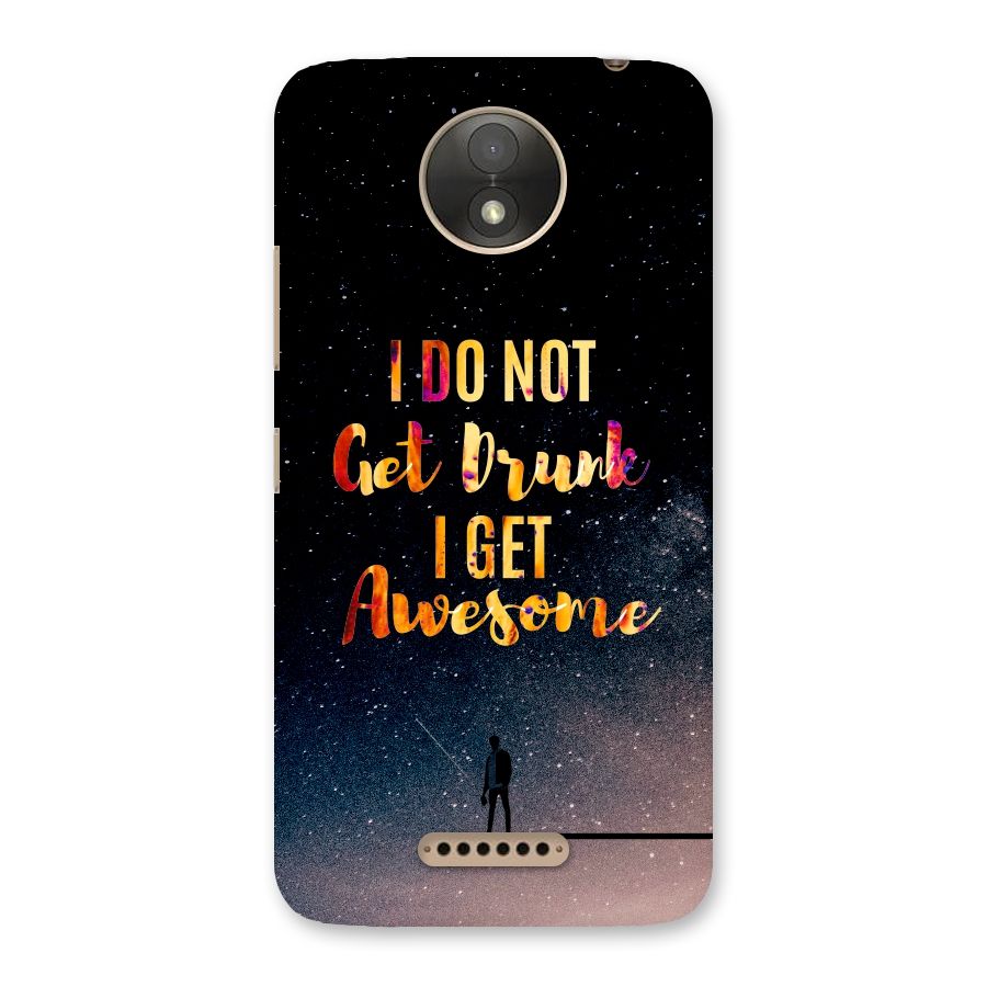 Get Awesome Back Case for Moto C Plus