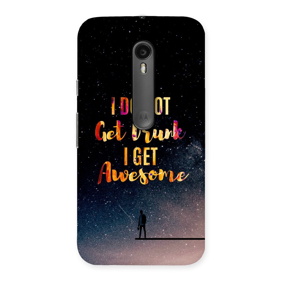 Get Awesome Back Case for Moto G3