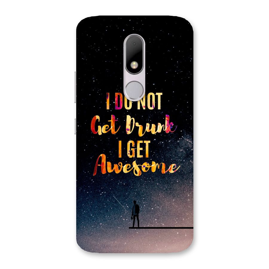 Get Awesome Back Case for Moto M