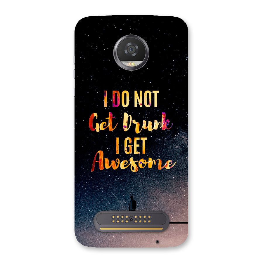 Get Awesome Back Case for Moto Z2 Play