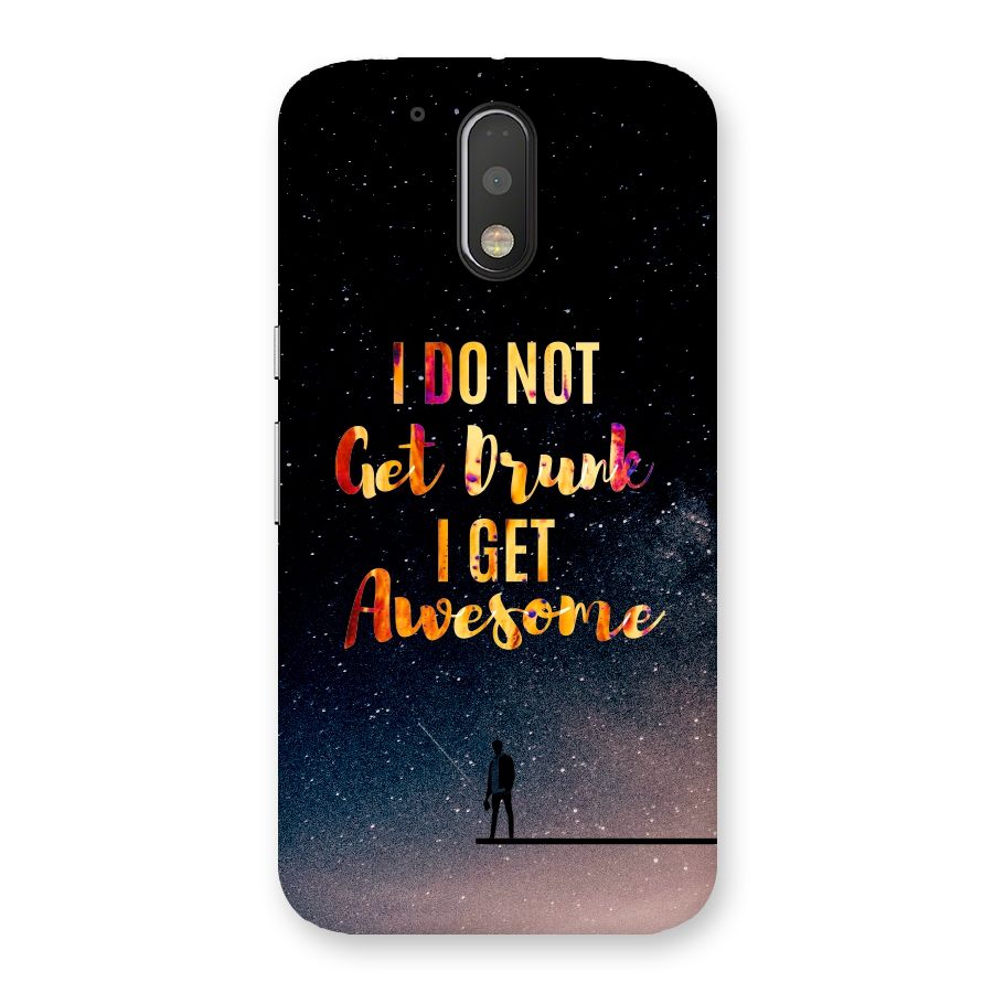 Get Awesome Back Case for Motorola Moto G4