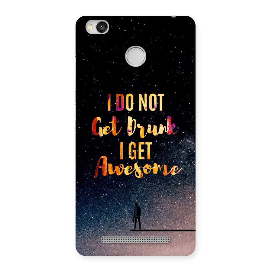 Get Awesome Back Case for Redmi 3S Prime