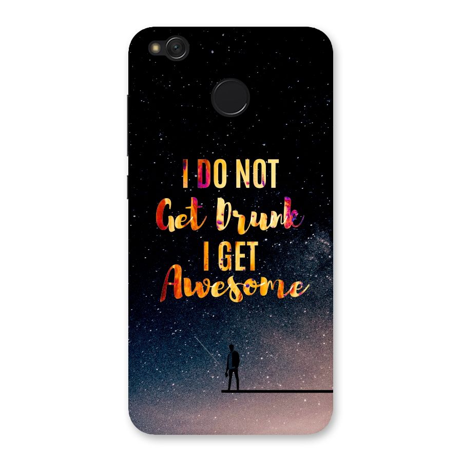 Get Awesome Back Case for Redmi 4