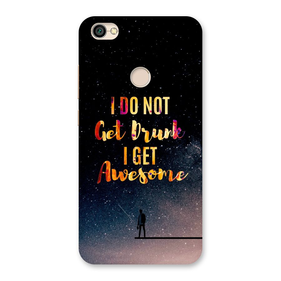Get Awesome Back Case for Redmi Y1 2017