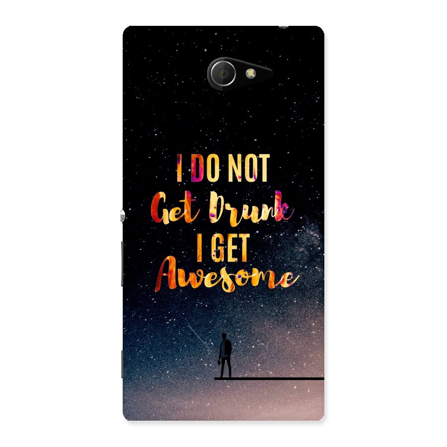 Get Awesome Back Case for Sony Xperia M2