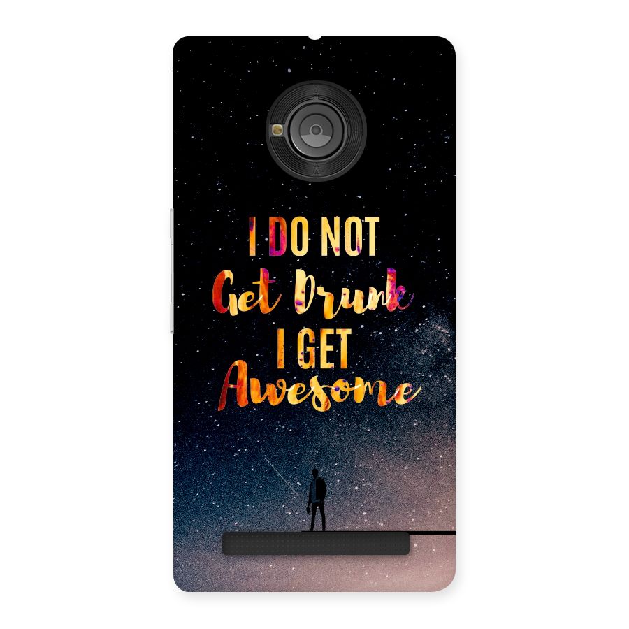 Get Awesome Back Case for Yu Yunique