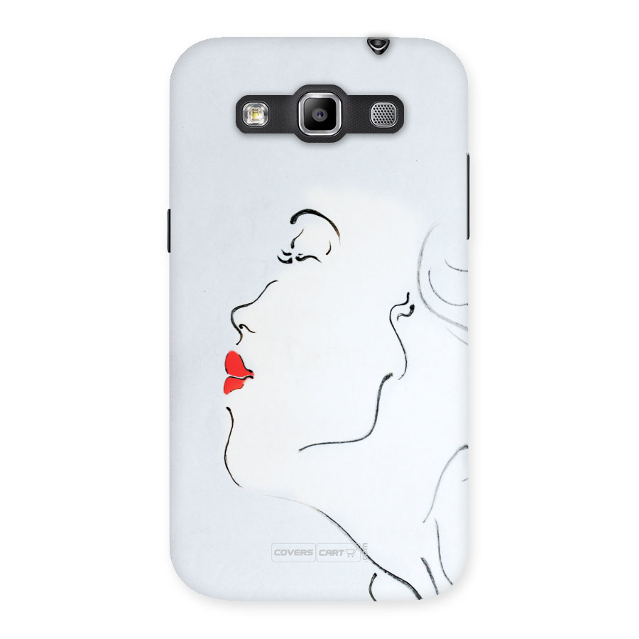 Girl in Red Lipstick Back Case Back Case for Grand Quattro