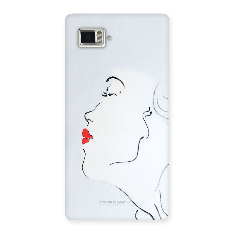 Girl in Red Lipstick Back Case Back Case for Lenovo Vibe Z2 Pro K920)