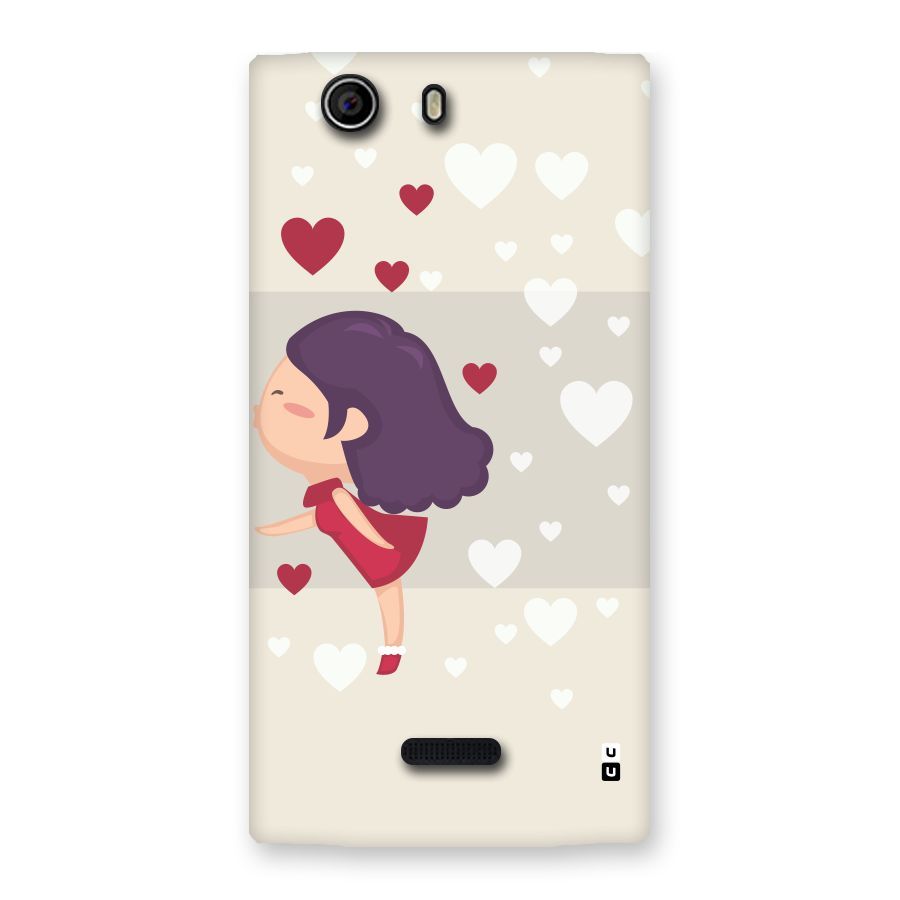 Girl in Love Back Case for Canvas Nitro 2 E311