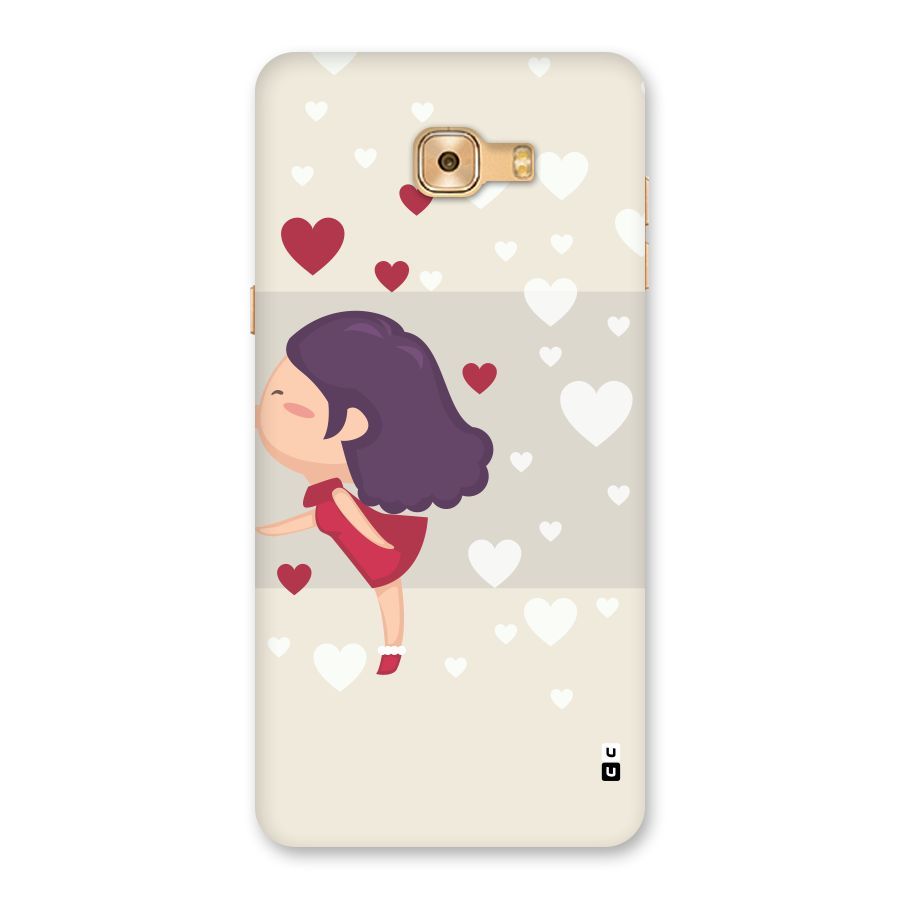 Girl in Love Back Case for Galaxy C9 Pro