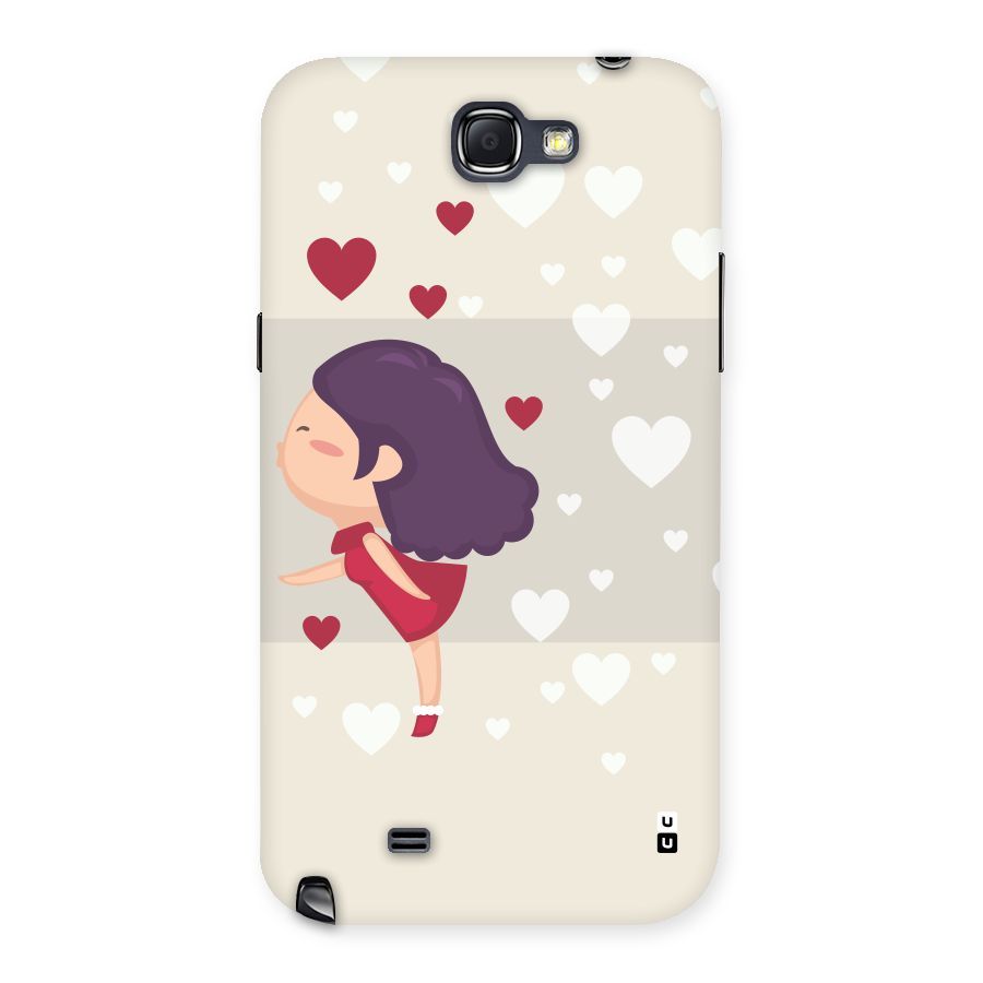 Girl in Love Back Case for Galaxy Note 2