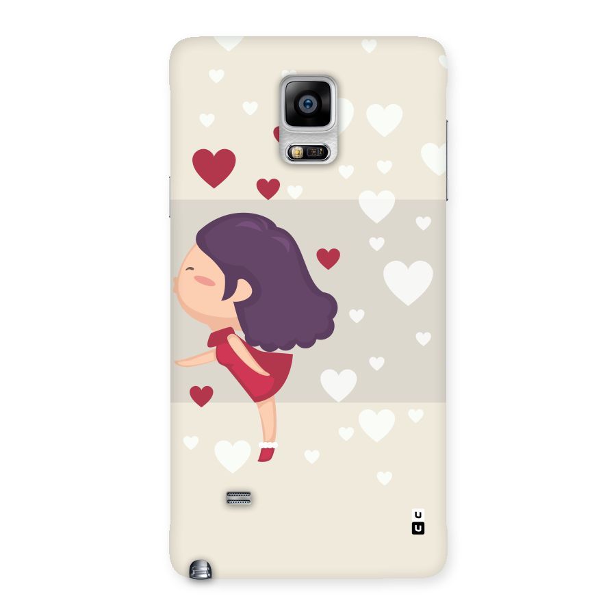Girl in Love Back Case for Galaxy Note 4