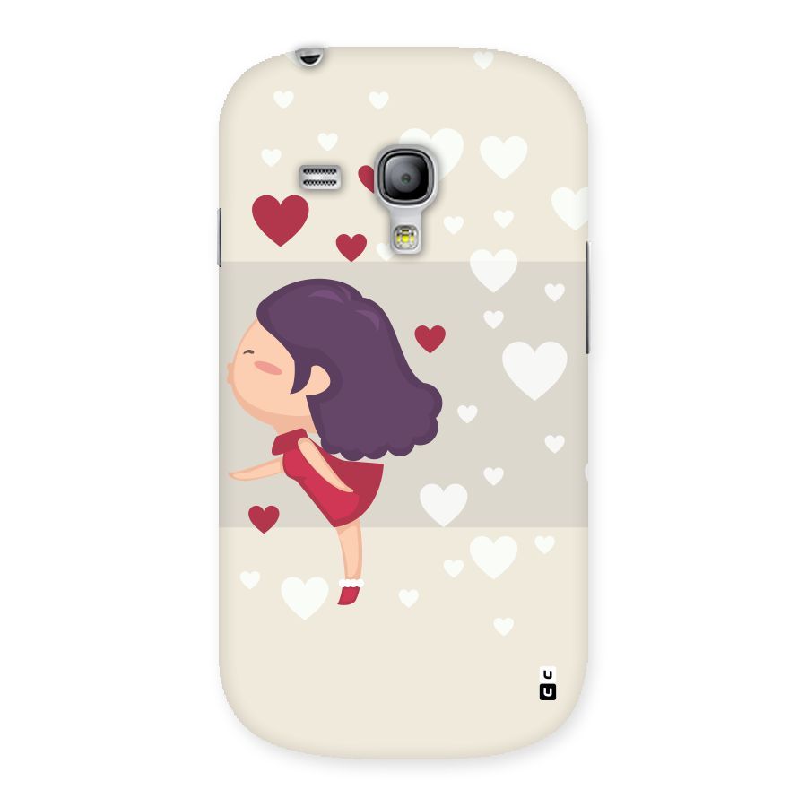Girl in Love Back Case for Galaxy S3 Mini