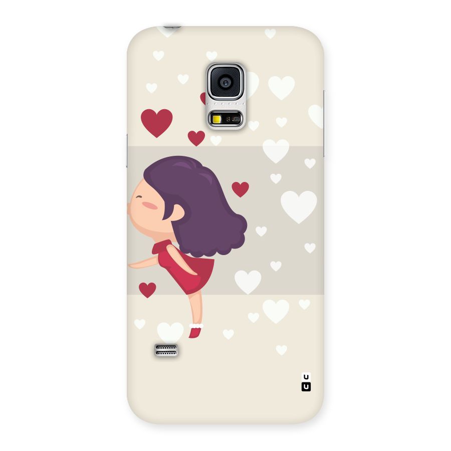 Girl in Love Back Case for Galaxy S5 Mini