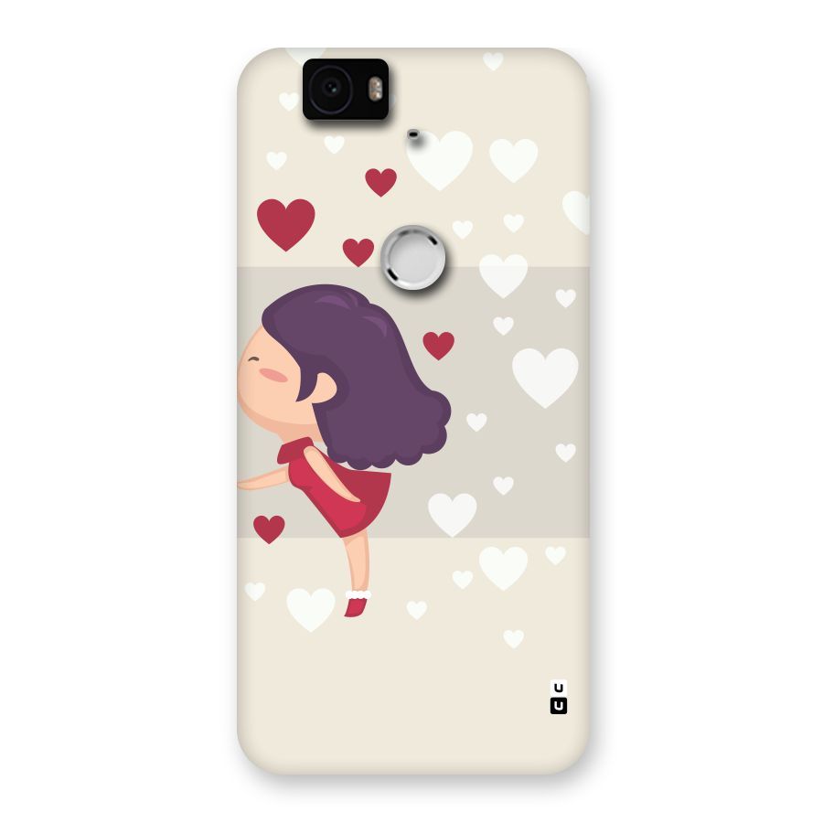 Girl in Love Back Case for Google Nexus-6P