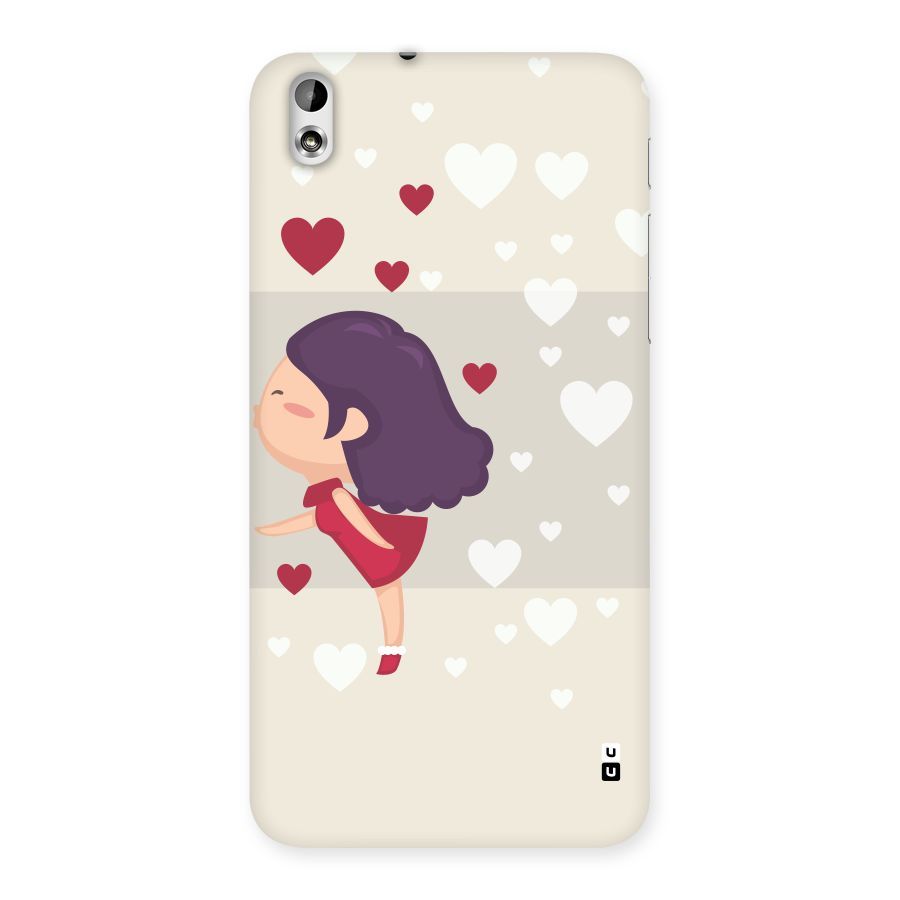 Girl in Love Back Case for HTC Desire 816g