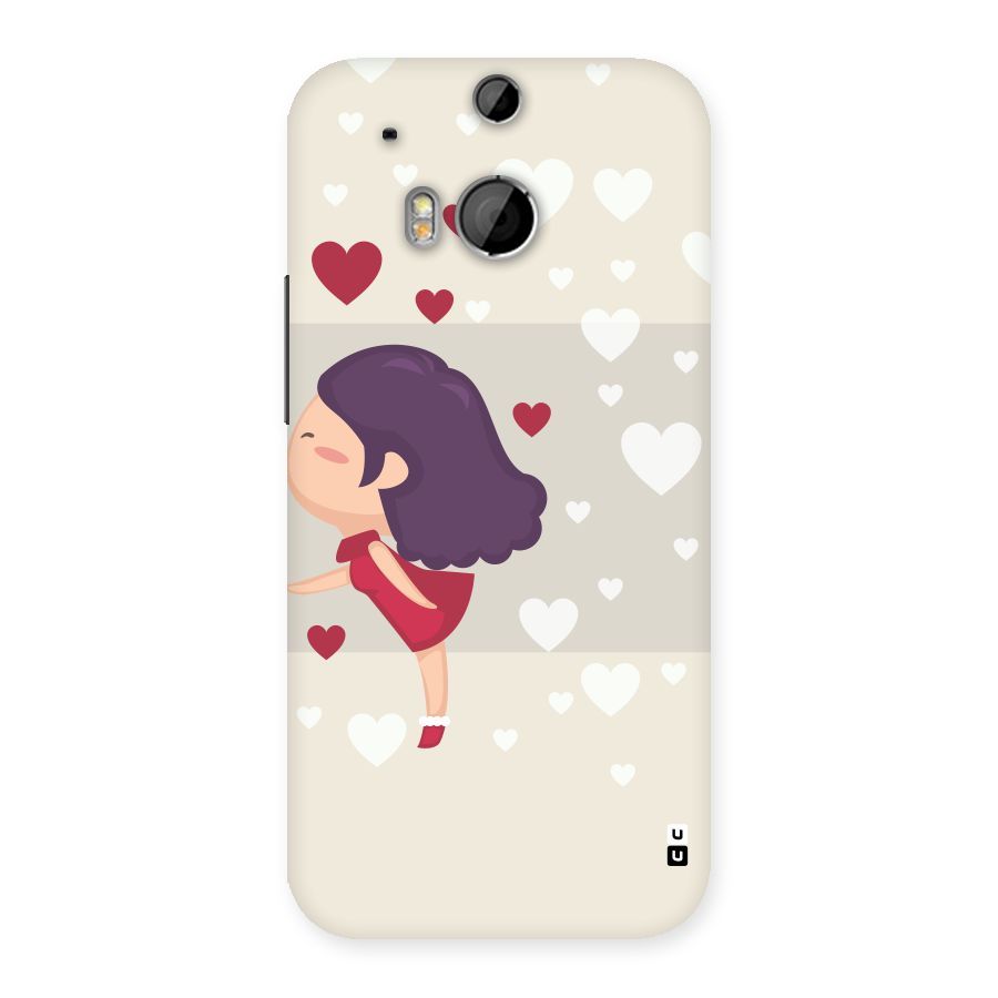 Girl in Love Back Case for HTC One M8