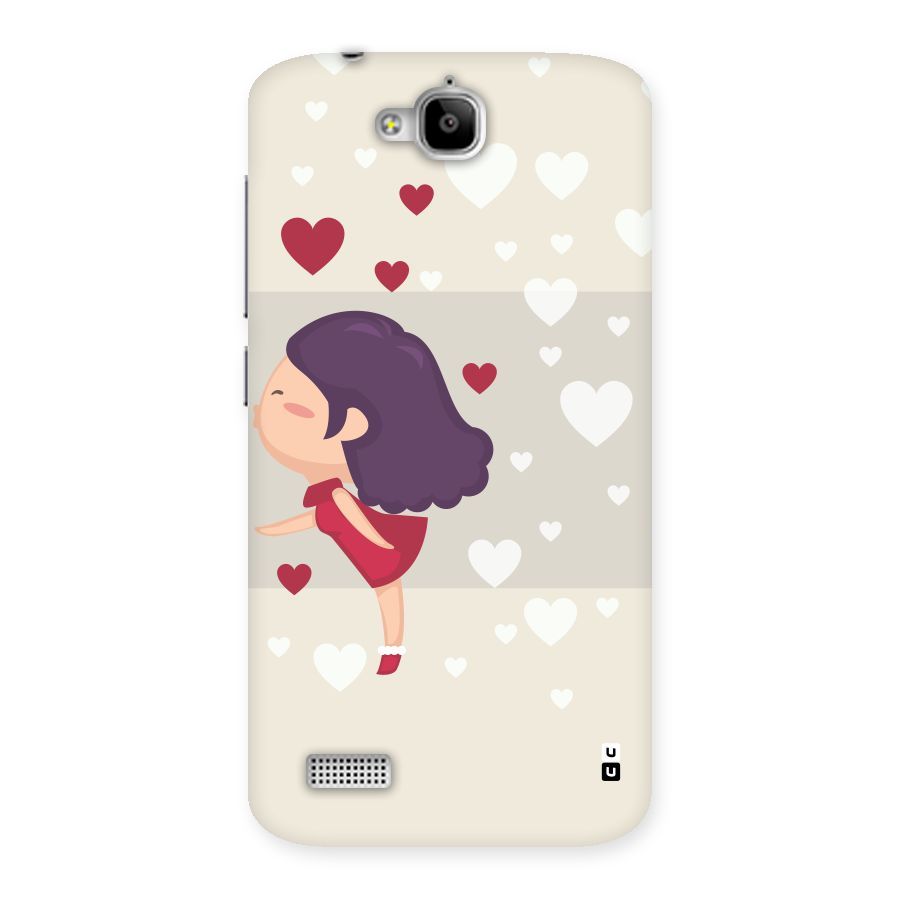 Girl in Love Back Case for Honor Holly