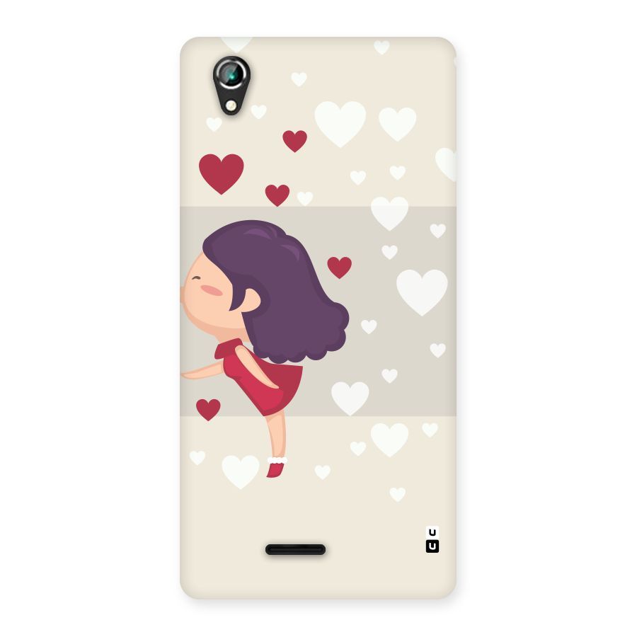 Girl in Love Back Case for Lava Iris 800