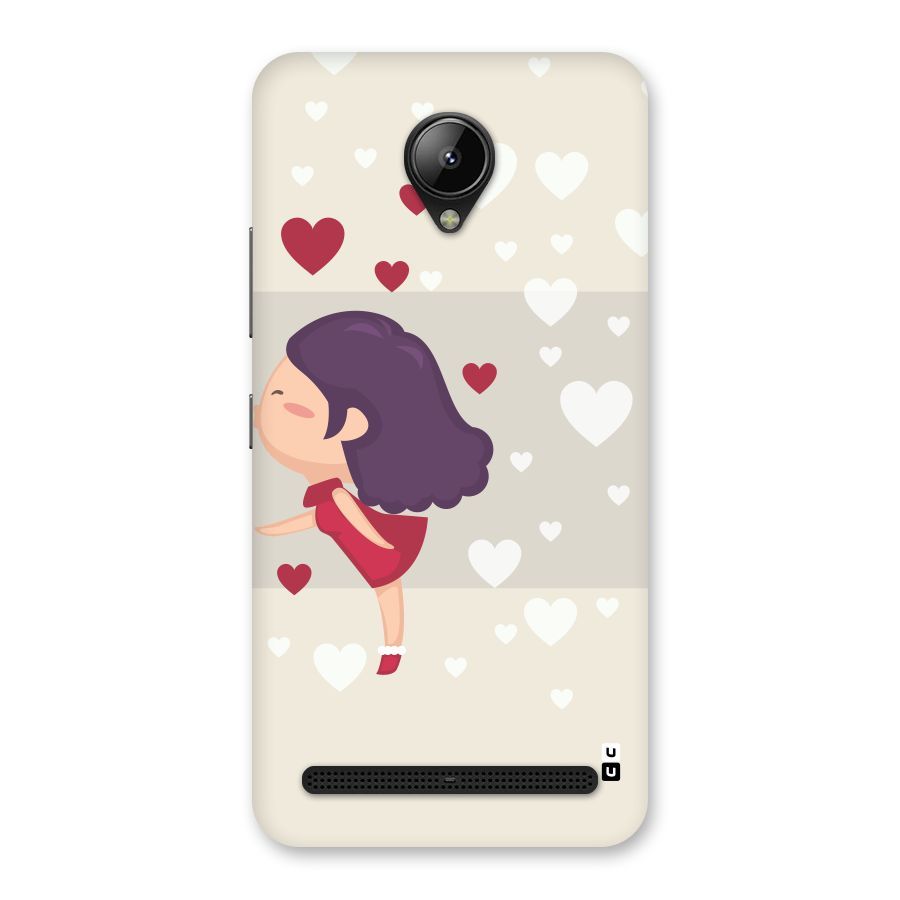 Girl in Love Back Case for Lenovo C2