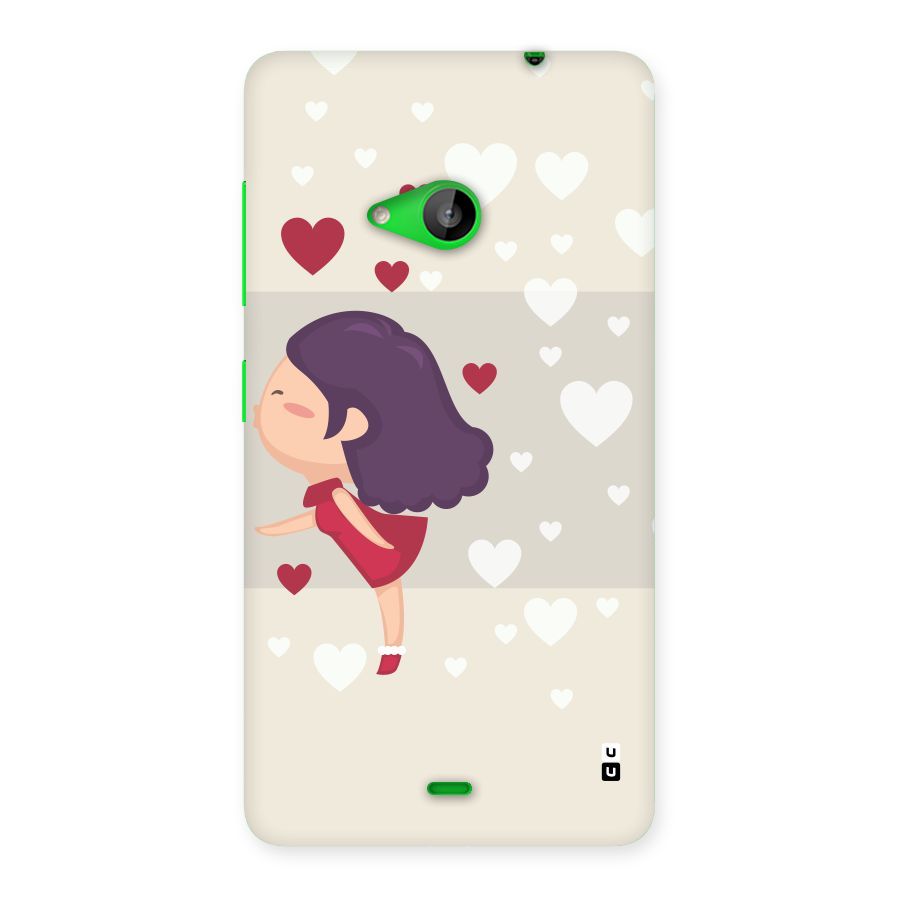 Girl in Love Back Case for Lumia 535