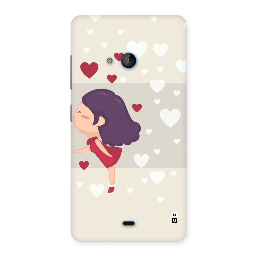 Girl in Love Back Case for Lumia 540