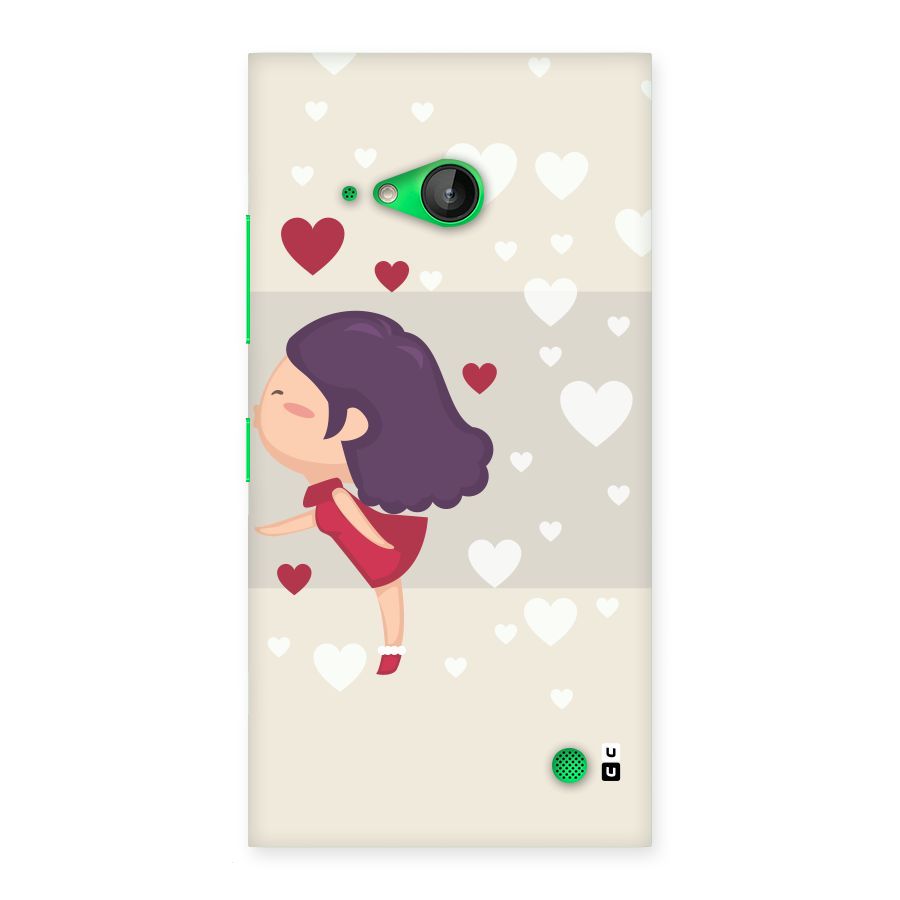 Girl in Love Back Case for Lumia 730