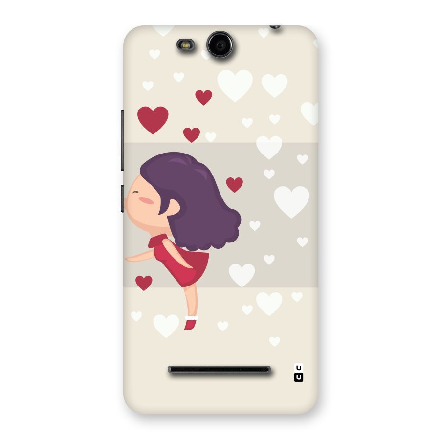 Girl in Love Back Case for Micromax Canvas Juice 3 Q392