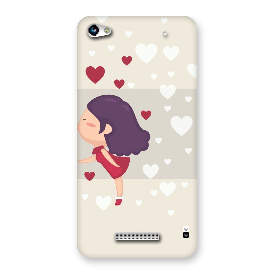 Girl in Love Back Case for Micromax Hue 2