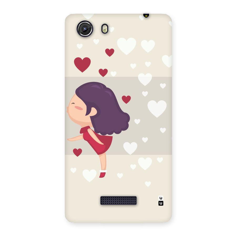 Girl in Love Back Case for Micromax Unite 3
