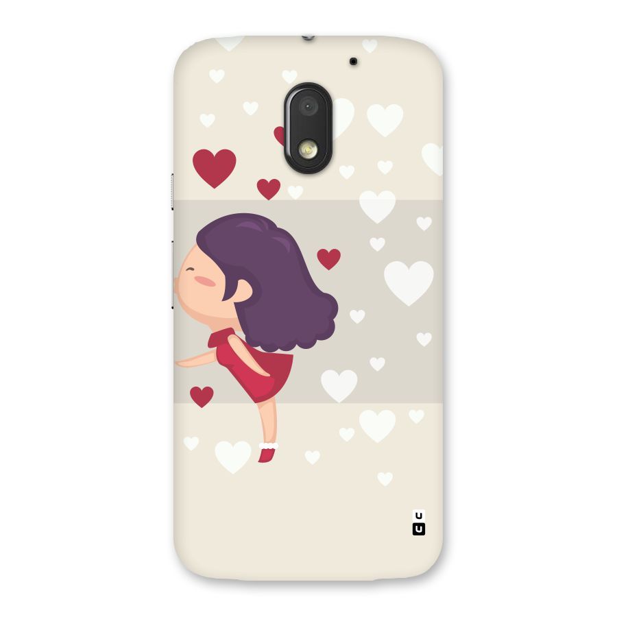 Girl in Love Back Case for Moto E3 Power