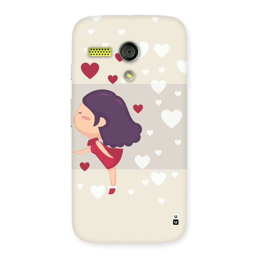 Girl in Love Back Case for Moto G
