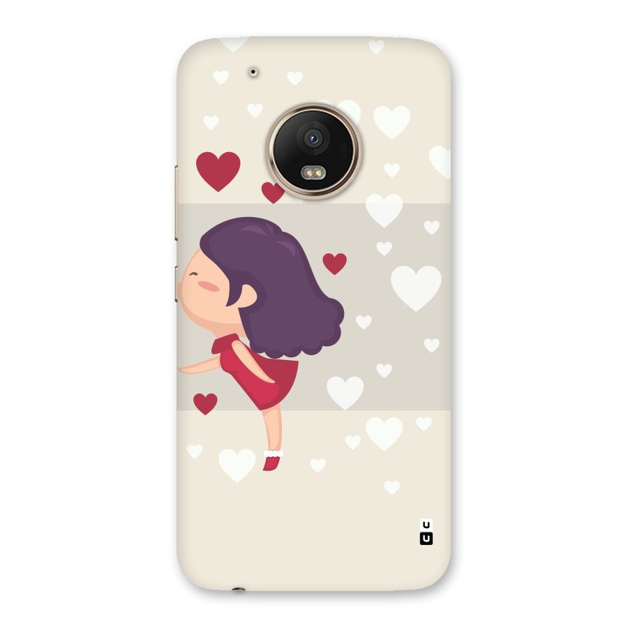 Girl in Love Back Case for Moto G5 Plus